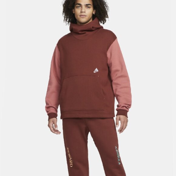 Nike Kyrie Basketball Pullover Oversized Fit Brown Hoodie DQ6111-072 Size XL - Picture 6 of 10